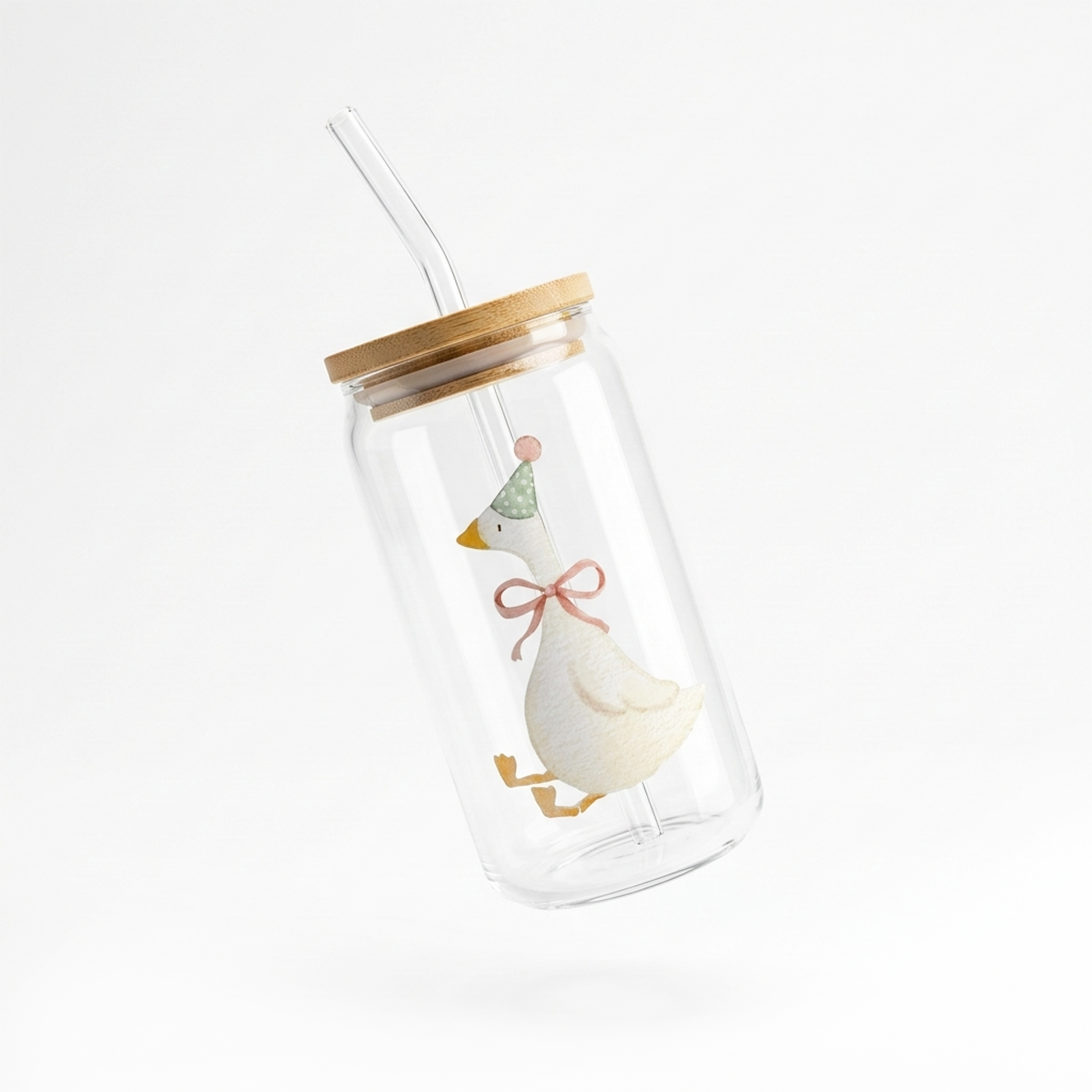Glass Cup (Duck)