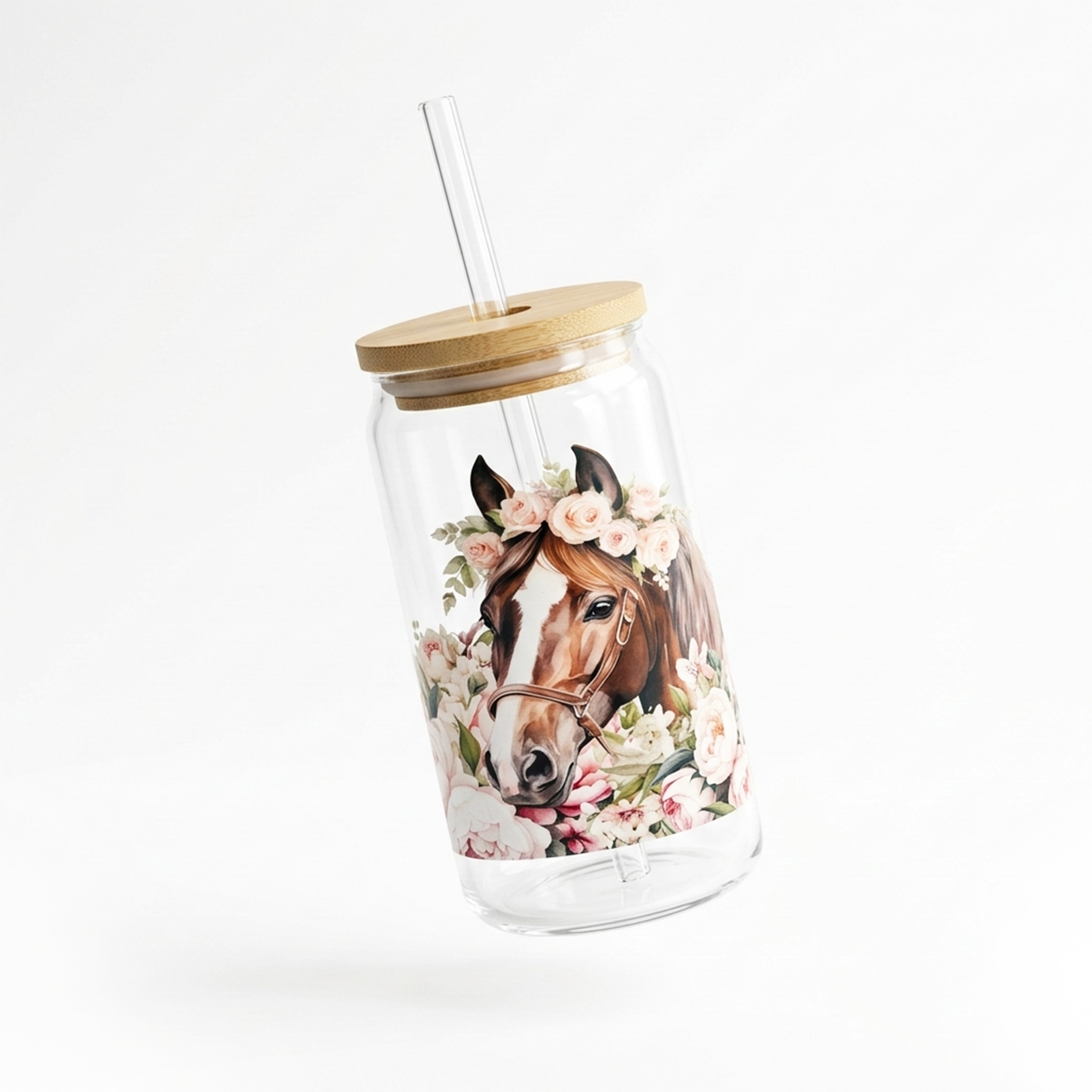 Glass Cup (Horse)