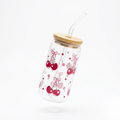 Glass Cup (Cherry)
