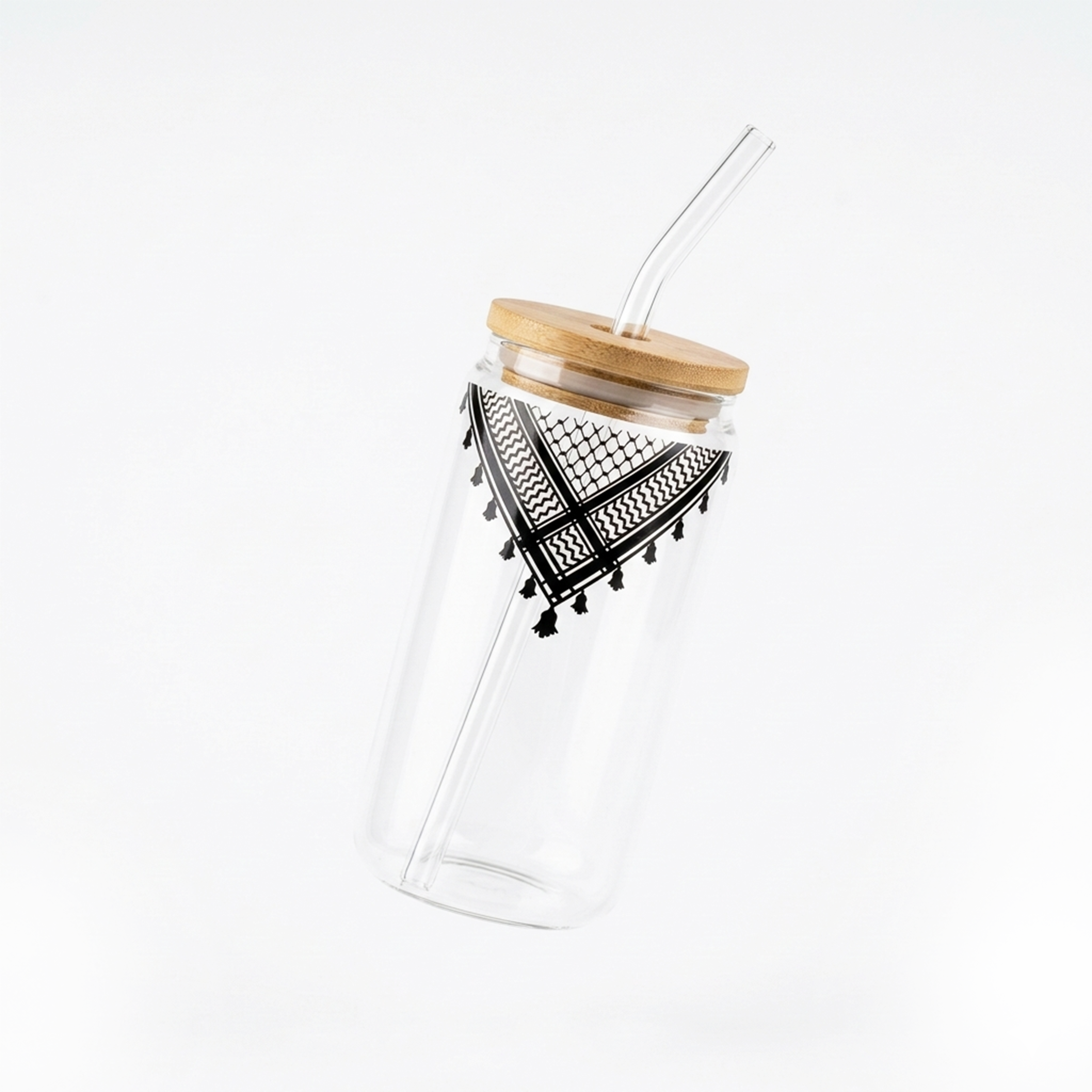 Glass Cup (Black Ghitra)