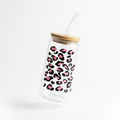 Glass Cup (Cheetah)