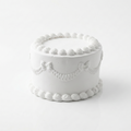 Large Ribbon Ceramic Cake