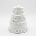 Layered Floral Ceramic Cake