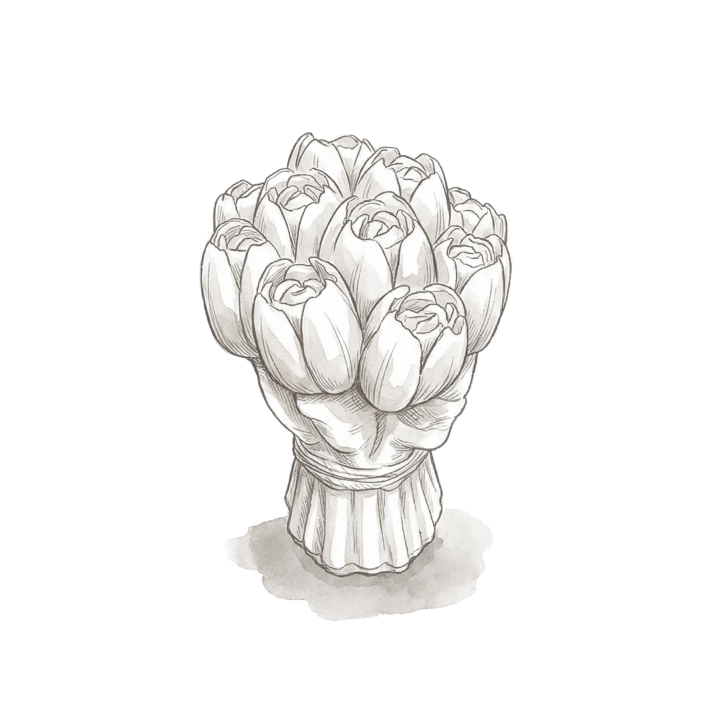 Flower Bouquet Ceramic